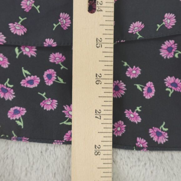 Magda Butrym Silk Floral Print Blouse Golem High Low Side‎ Slit - Picture 7 of 16